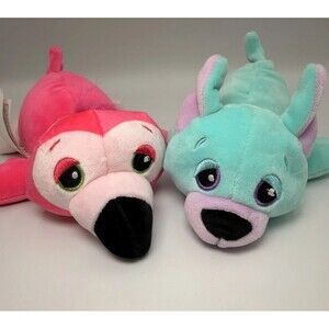 Cutetitos Plush Lot Luvito Chihuahua Blue & Flamingito Pinkito 8" 2019 Excellent